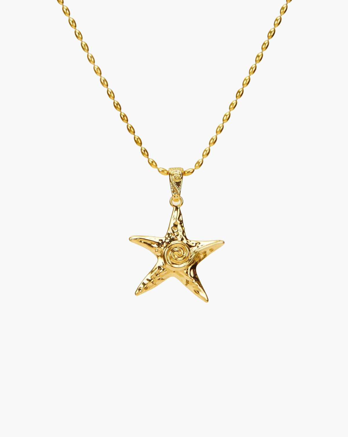 Silver Starfish Necklace