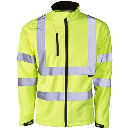 Supertouch Yellow Hi Vis Softshell Jacket (3L)