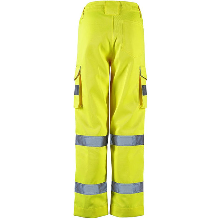 Supertouch Yellow Women's Hi Vis Combat Trousers