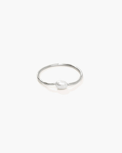 Thalassa Pearl Ring in Silver
