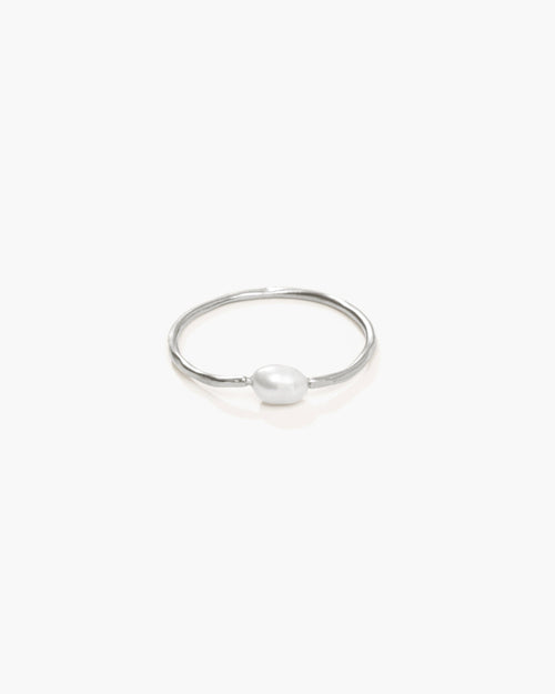 Thalassa Pearl Ring in Silver
