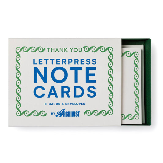 Thank You Green Notecards