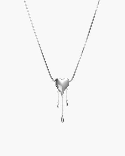 Venom’s Golden Drip Heart Necklace