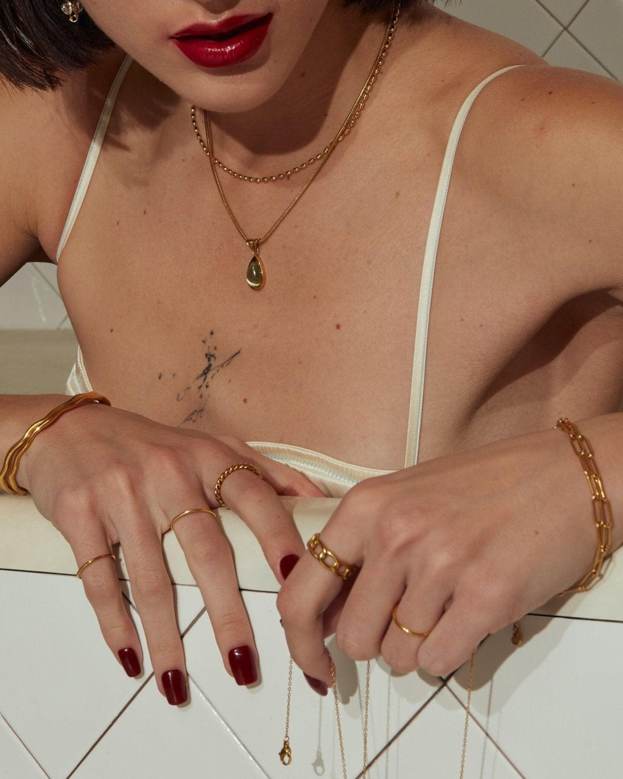 Waterdrop Necklace Set