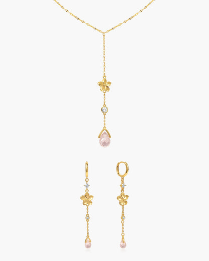 Petal Lariat Necklace