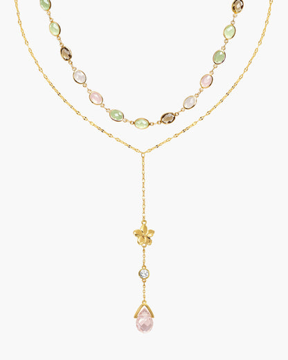 Petal Lariat Necklace