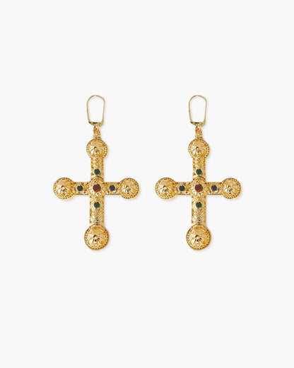 XL Cross Earrings