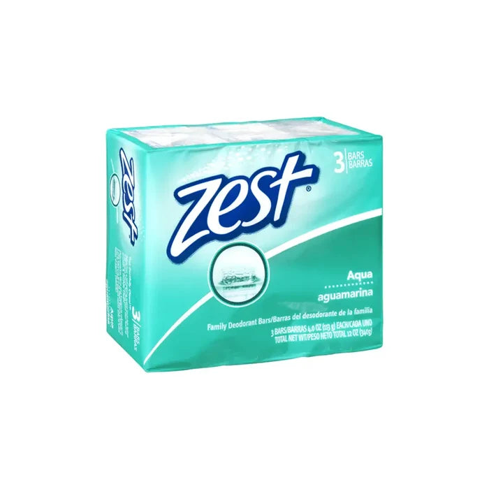 Wholesale Zest Aqua Bar Soap 3pk at Mexmax INC - Modern Mexican Groceries.